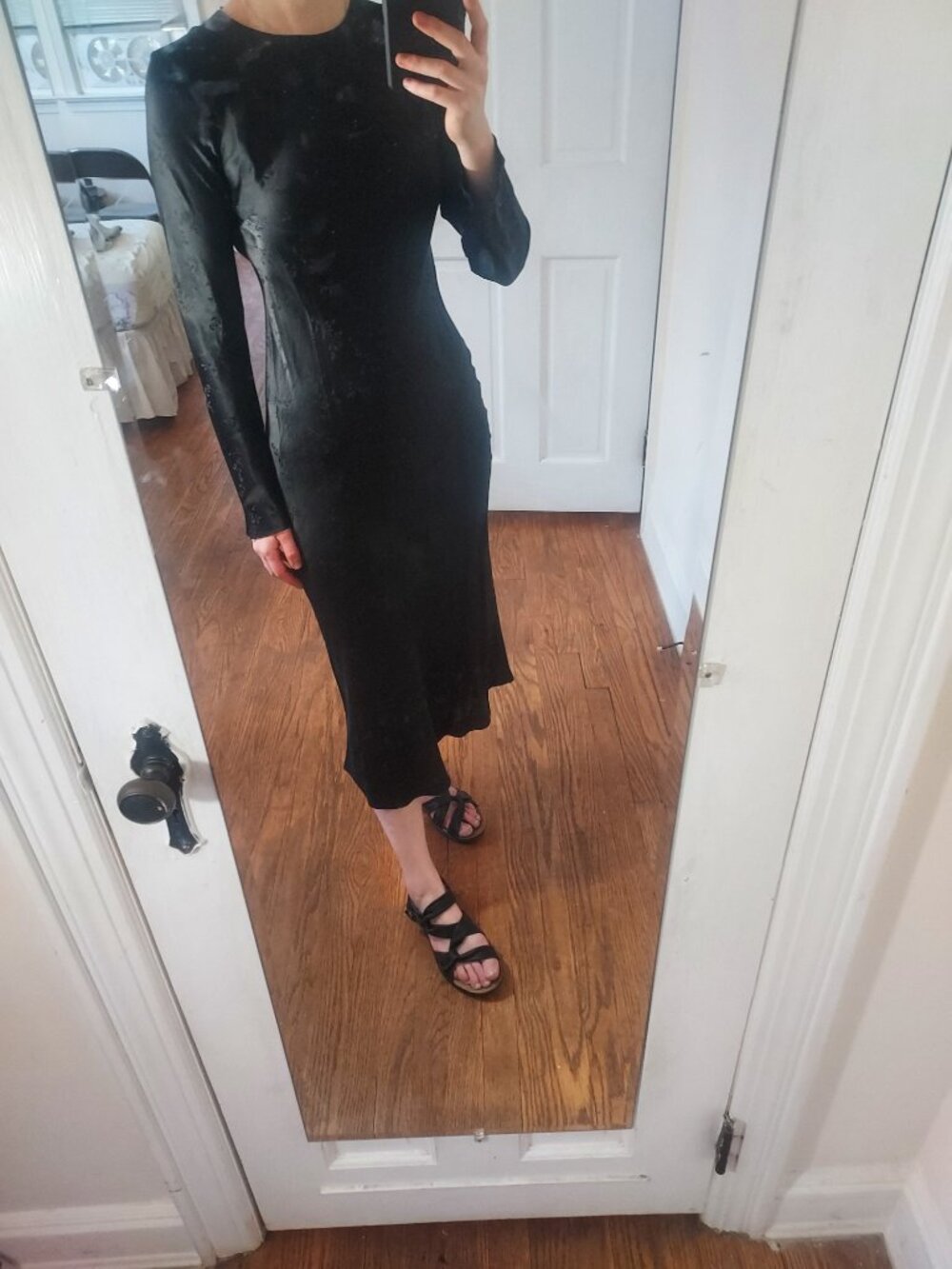 Realisation Par The Owens Voodoo Black Jacquard Long Sleeve Dress - Picture 6 of 12